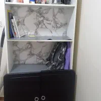 کتابخانه در حد نو یک سال استفاده شده|کتابخانه، شلف، قفسه‌های دیواری|مشکین‌دشت, |دیوار