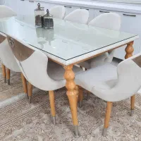 میزغذا خوری ۸نفره|میز و صندلی غذاخوری|سقز, |دیوار