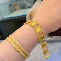 دستبند گردنبند. النگودامله انگشتر کویتی