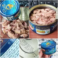 تن ماهی  شامل ۱۸۰ گرمی