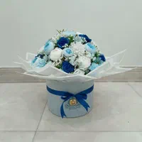 باکس گل مصنوعی گل پیونی گل عروس گل رز