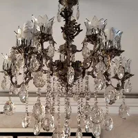 لوستر برنز ده شاخه وزن سنگین اصلی