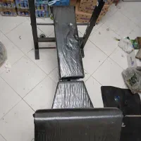 میز چند کاره همرا با دو تا هالتر