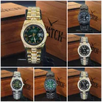 ساعت مچی زنانه رولکس Rolex کلاسیک با نمایشگر تاریخ
