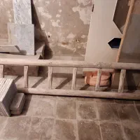 نردبان چوبی بزرگ|مصالح و تجهیزات ساختمان|بروجرد, |دیوار