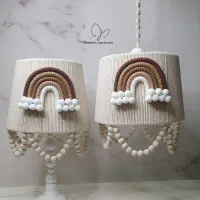 آباژور و لوستر مکرومه|صنایع دستی و سایر لوازم تزئینی|مشهد, شهید رضوی|دیوار