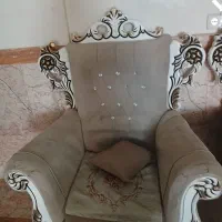 فروش مبل سلطنتی ۷نفر|مبلمان خانگی و میز عسلی|مشهد, شهرک صنعتی توس|دیوار