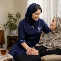 پرستار سالمند در منزل نگهداری از سالمند شبانه روزی