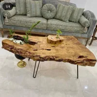 بدون واسطه میز چوبی