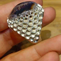 انگشتر عقیق شجر قواره دار سنگین|بدلیجات|تهران, بازار|دیوار