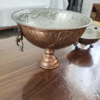 سه عدد ظرف مسی