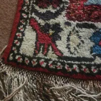 کناره دست باف گبه طرح فرش