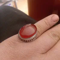 انگشتر عقیق فدیوم شن دار|جواهرات|جزمان, |دیوار