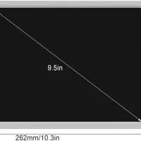 وایت برد دیجیتال ۹.۵ اینچی با ساعت و پایه|لوازم التحریر|تبریز, |دیوار