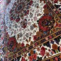 قالی دستبافت طرح ترنج