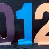 دکور عکاسی ( اعداد ، مبل )