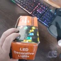 لامپ رسیه ای ال ای دی متری زرد ۵۰متری|ریسه و چراغ تزئینی|اردبیل, |دیوار