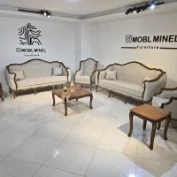 مبل کلاسیک کوئین فرانسوی (مبل مینل)