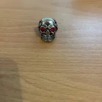 انگشتر اسکلت چشم قرمز