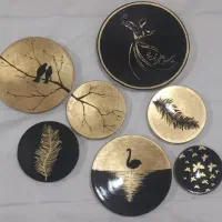 بشقاب سفالی|تابلو، نقاشی، عکس|مسجد سلیمان, |دیوار