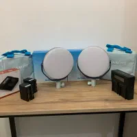 دو عدد نور نانلایت Nanlight 30 C به همراه باتری