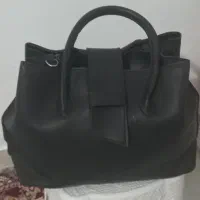 کیف مشکی بزرگ دسته کوتاه و بلند