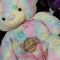 خرس رنگ رنگی بزرگ