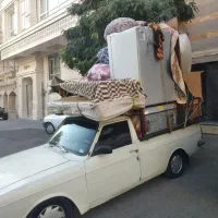پیکان وانت بار حمل بار باربری کل کرج با کارگر