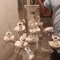 ۲تا لوستر چینی استیل|لوستر و چراغ آویز|تهران, شیخ هادی|دیوار