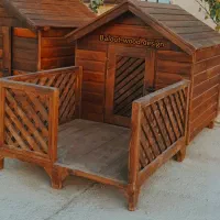 کلبه سگ های چوبی بلوط|لوازم جانبی حیوانات|هشتگرد, کوی یاران|دیوار