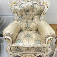 مبلمان استیل سلطنتی ۹نفره شرکتی|مبلمان خانگی و میز عسلی|همدان, |دیوار