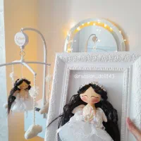 آویز تخت کودک و تابلو فرشته|اسباب و اثاث بچه|سهند, |دیوار