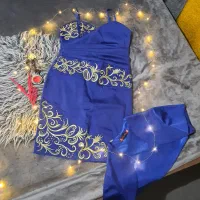 لباس مجلسی کوتاه همراه جلیقه بسیار زیبا