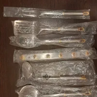 ست استیل کفگیر ملاقه جنس خوب