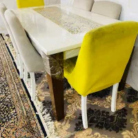 میز ناهار خوری شش نفره تمیز شیک مبلمانی|میز و صندلی غذاخوری|قم, زنبیل آباد|دیوار