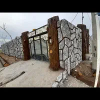 استاد کار پلاستر سیمان طرح دار