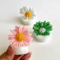 شمع طرح گل بابونه