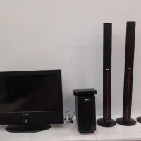 ال سی دی 32 اینچ به همراه سینما خانواده
