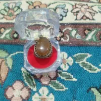 انگشتر عقیق جزر یمنی کهنه بزرگ قدیمی