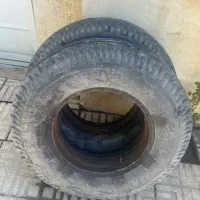 لاستیک جلو نیسان به همراه شال و تیوب