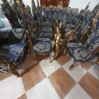 مبل ۹نفره ونهارخوری ۶نفره باهم فروشی هست