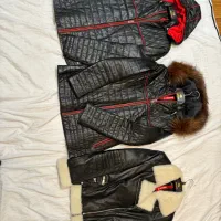 سه عدد کت چرمی زنانه نوین چرم