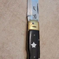 تبر دست ساز (( چریک )) چاقو استیل اصلی|کلکسیون اشیاء عتیقه|دوگنبدان, |دیوار