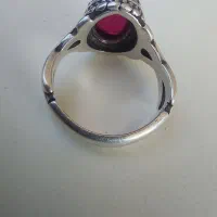 انگشتر مردانه نقره  یاقوت سرخ شمش آلمان ۹.۶۶ گرم|جواهرات|قوچان, |دیوار