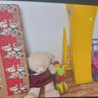 سرسره خرس تشک تخت کودک کالسکه موتور