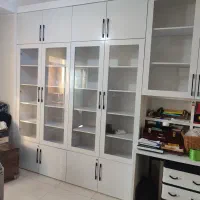 فروش کتابخانه میز تحریر های گلس زیر قیمت