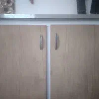 سینک ظرفشویی.کابینت زیرش وآب چک ویک کمد پی وی سی