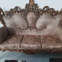 مبل سلطنتی ۷نفره  و میز|مبلمان خانگی و میز عسلی|سیرجان, |دیوار