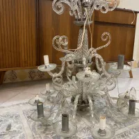 لوستر ۱۵ شعله طرح باکارات