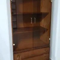 ویترین چوبی کشو دار